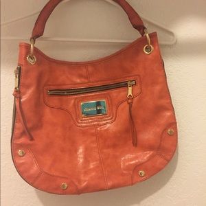 Gianni Bini Orange Leather Purse
